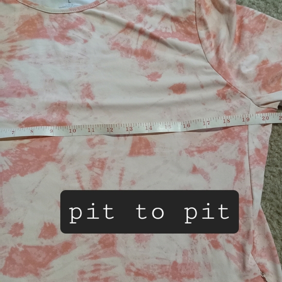 Hang Ten UV Protection Long Sleeve Swim Top Tie Dye Pink UPF50 Large Rash Guard - Picture 5 of 7